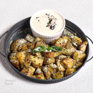 سیب تنوری با سس آلفردو